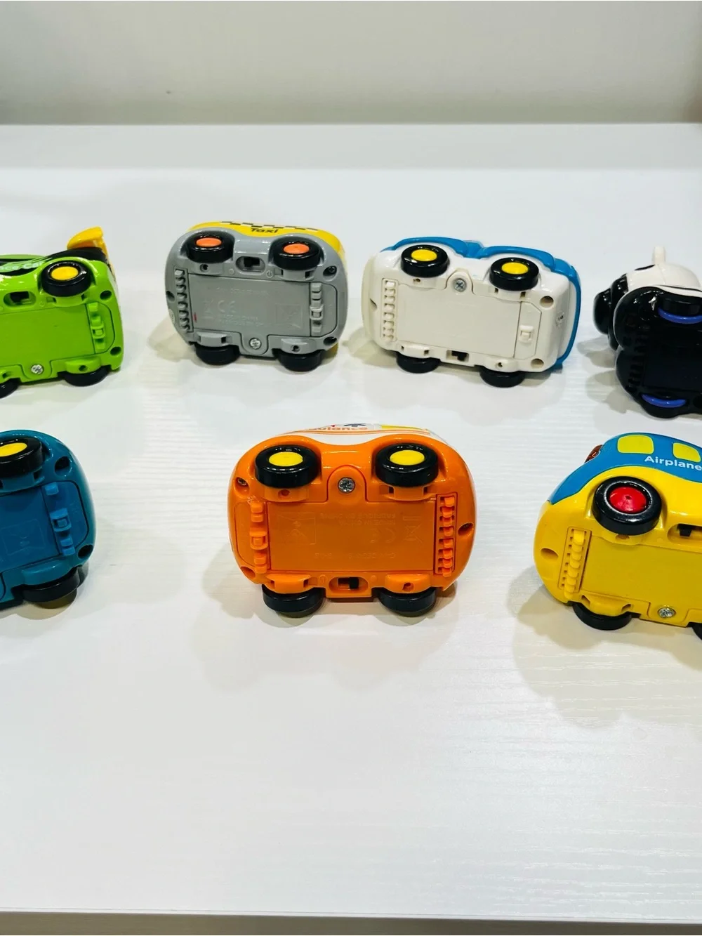 7 Kids Musical Toy Car - White & Orange